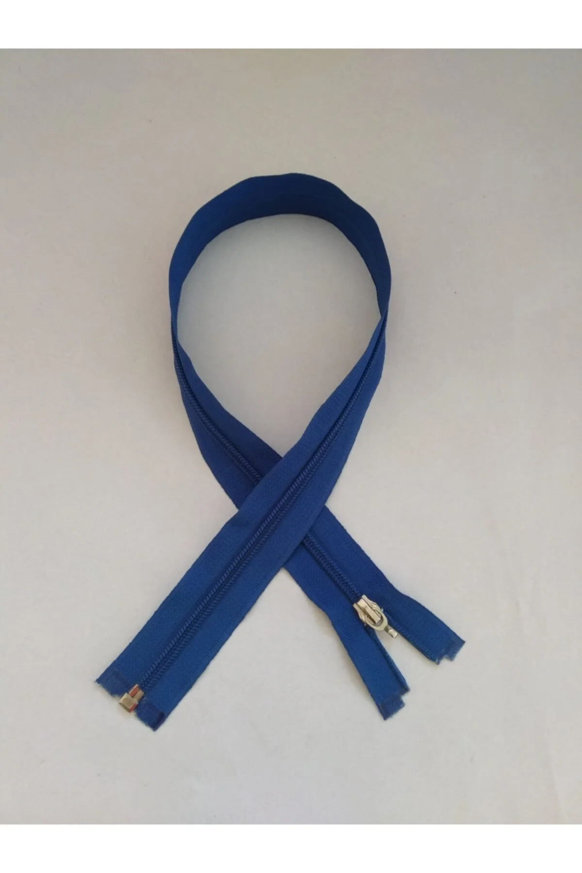 Fermuar 75 Cm 10 Adet Tona Ton Mavi Dişli