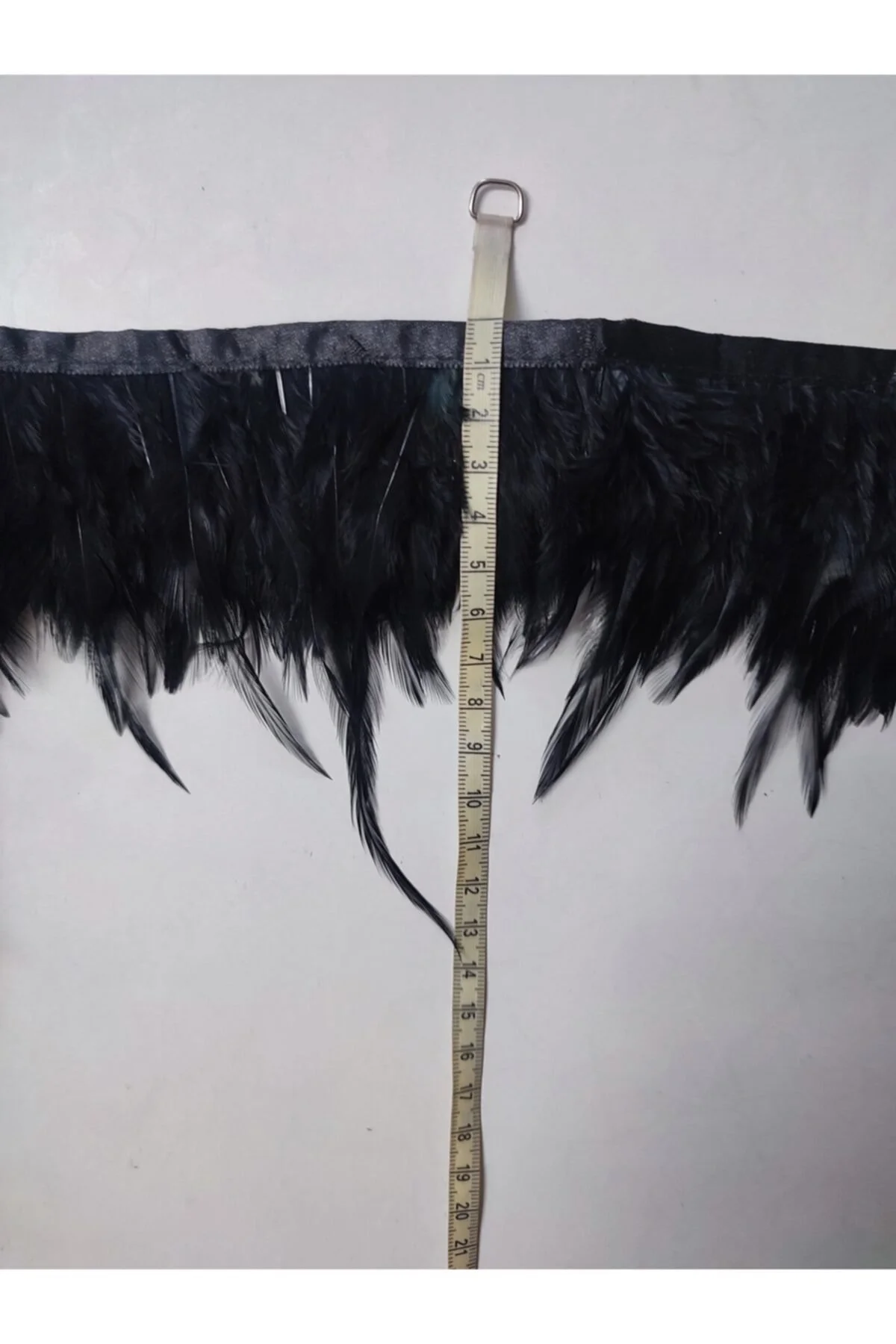 Siyah Horoz Tüyü 1 Metre